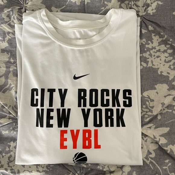 Nike Shirts City Rocks Nike Eybl White Drifit Poshmark